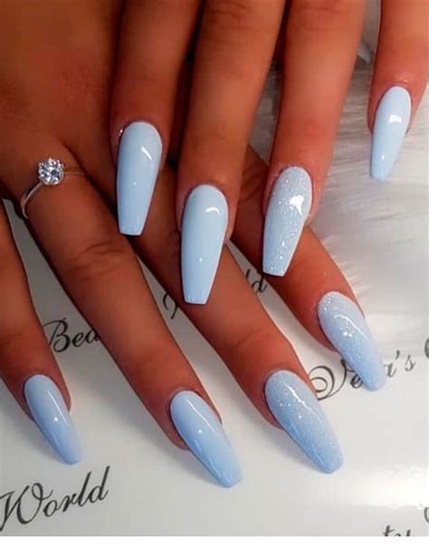 Nails Light Blue - Full Nails