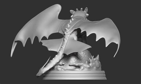 Toothless Fanart 3D model 3D printable | CGTrader