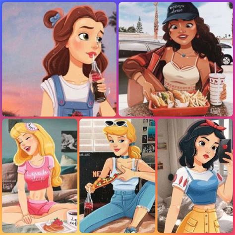 Disney Princesses Perfectly Transformed Into Modern Millennials | Modern disney characters, Fat ...