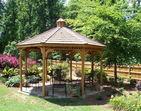 Treated Pine Single Roof Octagon Gazebos | Gazebos by Material | GazeboCreations.com