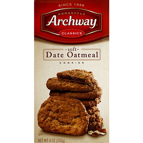 Archway® Soft Date Oatmeal Cookies 9 oz. Box | Oatmeal | Foodtown