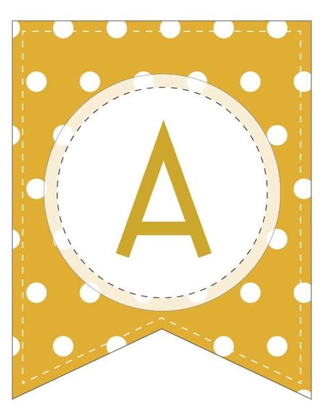 Free Printable Colorful Polka Dot Happy Birthday Banner Letters -… | Happy birthday banner ...