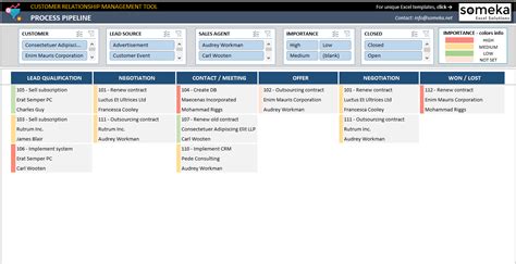 Excel CRM Template | Manage your CRM System in Excel!