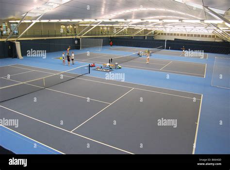 Indoor tennis courts hi-res stock photography and images - Alamy