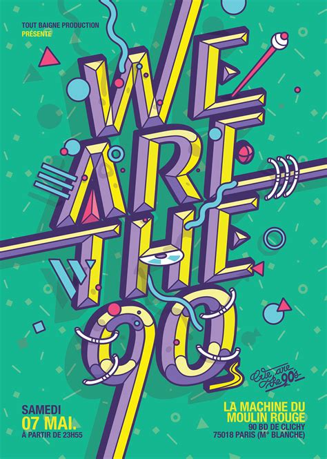 We are the 90's - 02 on Behance | ปกหนังสือ, กราฟิกดีไซน์, ออกแบบตัวอักษร