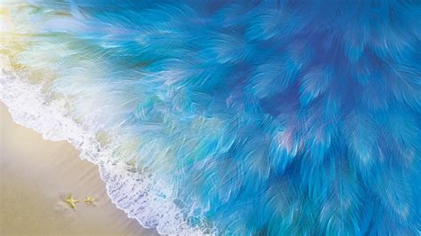 1366x768 Resolution Feather Beach 1366x768 Resolution Wallpaper - Wallpapers Den