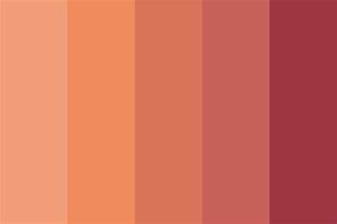 Orange Red Color Palette