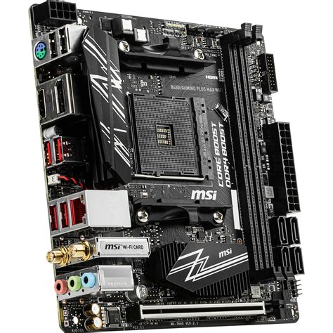 MSI B450i Gaming Plus Max WiFi AM4 Mini-ITX B450IGPMAXWI B&H