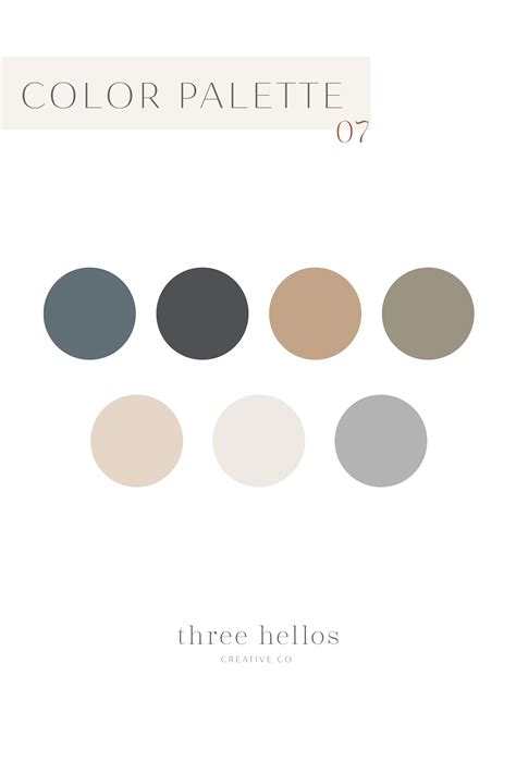 Color Palette Series - Palette 07 — Three Hellos