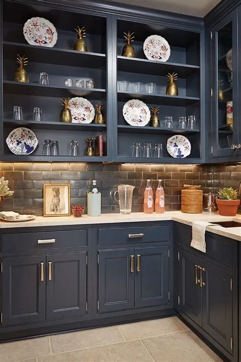 Kitchen Cabinet Paint Color with Gorgeous Blue - For Creative Juice