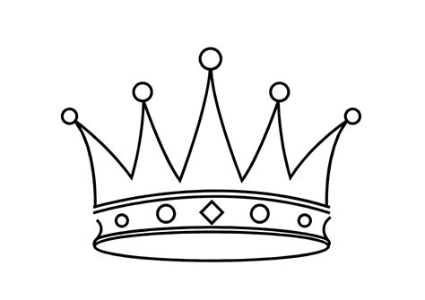 Simple Crown Drawing | Free download on ClipArtMag