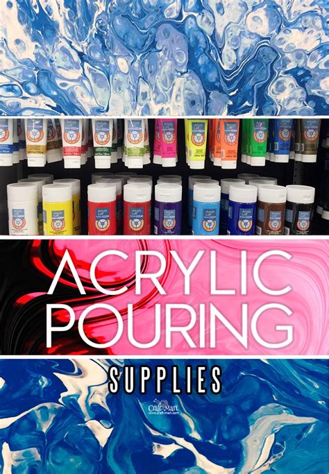 Acrylic Pour Painting Supplies for Stunning DIY Fluid Arts Projects - Craft-Mart