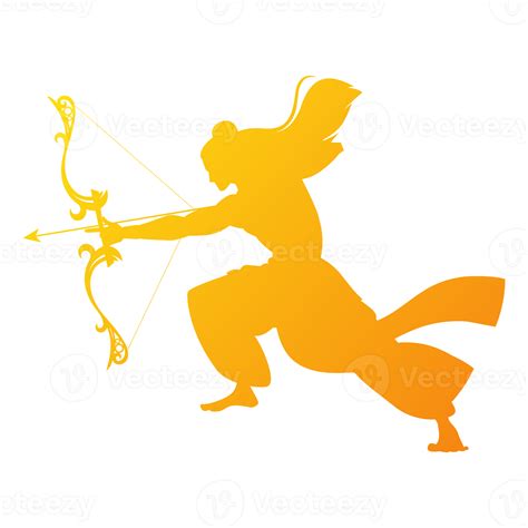 Shree Ram with his Bow and Arrow 18930063 PNG