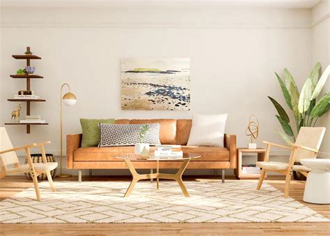 Mid Century Modern Style Living Room Furniture - Modern Furniture Images