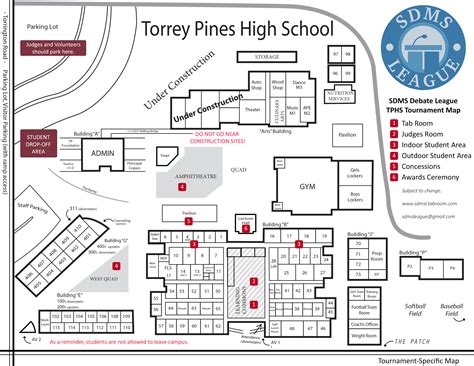 High School Campus Map