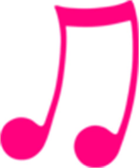 Pink Music Note Clip Art at Clker.com - vector clip art online, royalty free & public domain