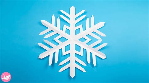 Easy Kirigami Snowflake Tutorial (6 Pointed) - Paper Kawaii