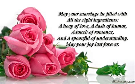 Wedding Wishes For Friend - Messages and Greetings - WishesMsg