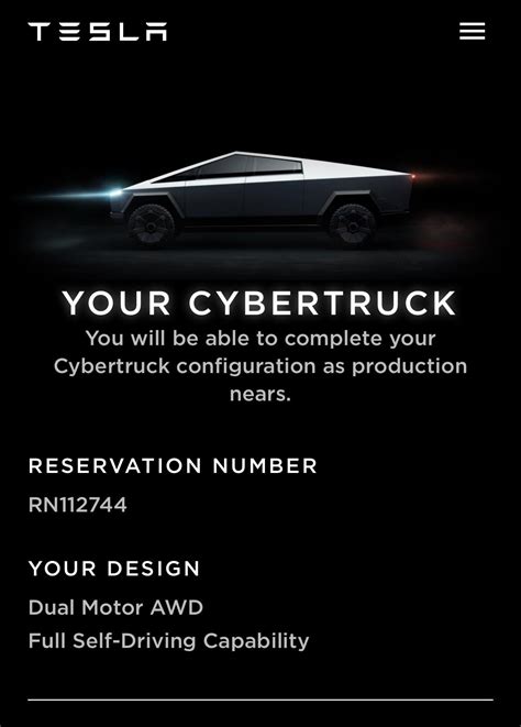 Post your Cybertruck preorder reservation number! | Page 25 | Tesla Cybertruck Forum - News ...