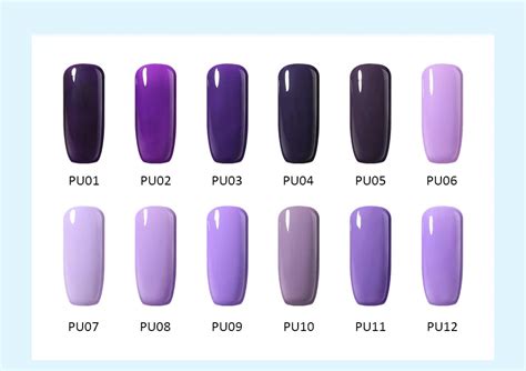 BELLE FILLE Natural Purple color UV nail gel polish manicure lacquer nail art Soak Off varnish ...