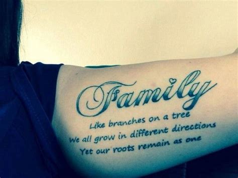 Standard Quote Family Tattoos - Quote Family Tattoos - Family Tattoos - MomCanvas