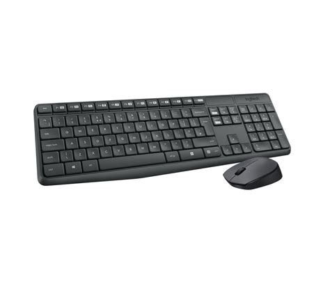 TECLADO MOUSE LOGITECH MK235 USB WIRELESS RECEIVER 2.4GHZ WIRELESS, ESPANOL, 10M RANGE, 128BIT ...