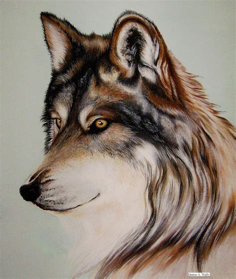 Wolf Stare acrylic painting. | Wolf painting, Animal paintings, Acrylic painting