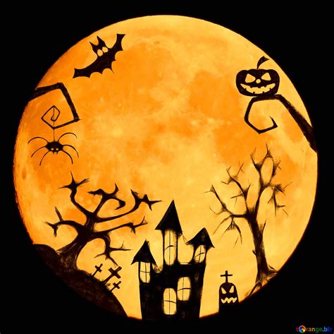 Halloween moon clipart Download free picture №76782