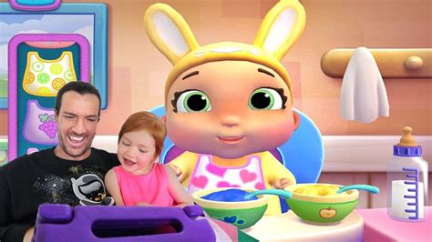 Adley App Reviews | Doc McStuffins Baby Nursery | pretend play morning routine with a baby ...