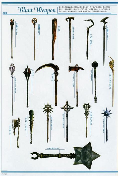 List Of Rpg Mo Weapon Types Ideas