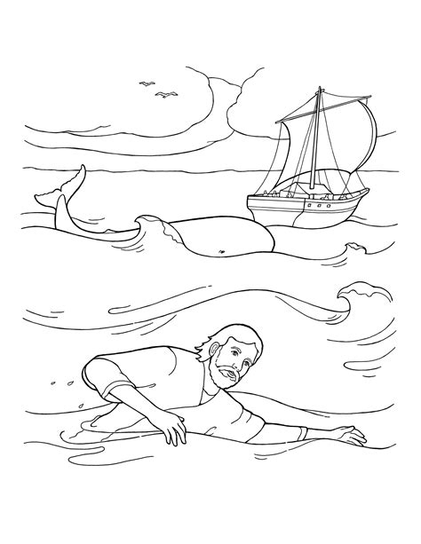 Jonah And The Whale Clipart