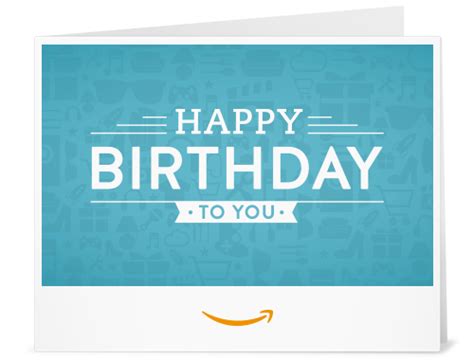 Amazon.com: Amazon Gift Card - Print - Birthday Icons: Gift Cards | Gift card printing ...