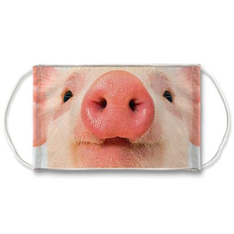 Pig Snout Face Mask Sublimation Face Mask with Mouth and | Etsy