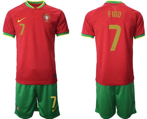 Portugal 7 FIGO Home 2022 FIFA World Cup Qatar Soccer Jersey