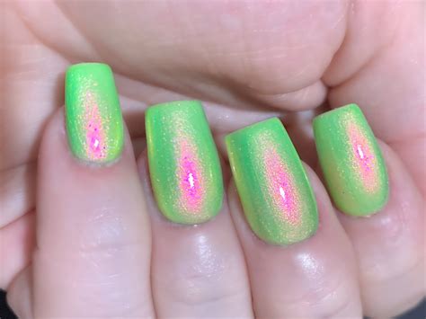 Glow Worm Neon Green Red Pink Gold glow Pop Nail - Etsy Canada