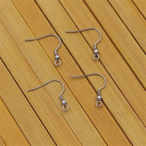 (100 Pieces/Pack) Stainless Steel Ear Hooks For DIY Jewelry Making-in Jewelry Findings ...