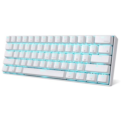 RK ROYAL KLUDGE RK61 Wireless 60% Mechanical Gaming Keyboard White - Brown Switches Pakistan