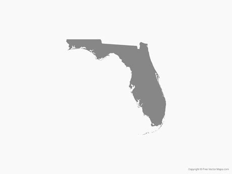 Map Of Florida Vector - Filide Winnifred