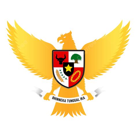 Indonesian State Symbol With Garuda Bird And Pancasila Vector, Indonesian State Symbol, Eagle ...