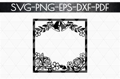 Wedding Frame Papercut Template, Marriage Decor SVG, PDF DXF By Mulia Designs | TheHungryJPEG