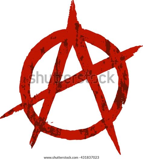 Anarchy Grungy Sign Vector Image Stock Vector (Royalty Free) 431837023 | Shutterstock