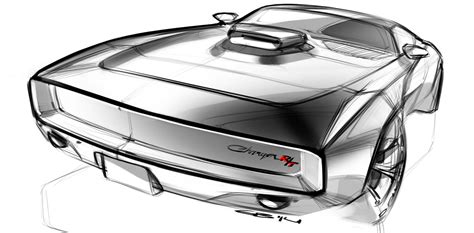 Car design sketches #6 on Behance