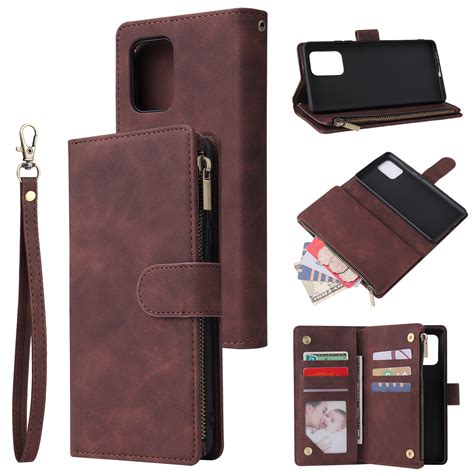 Wholesale For Samsung S10 Lite 2020 Mobile Phone Case Wallet Design Zipper Closure Overall ...