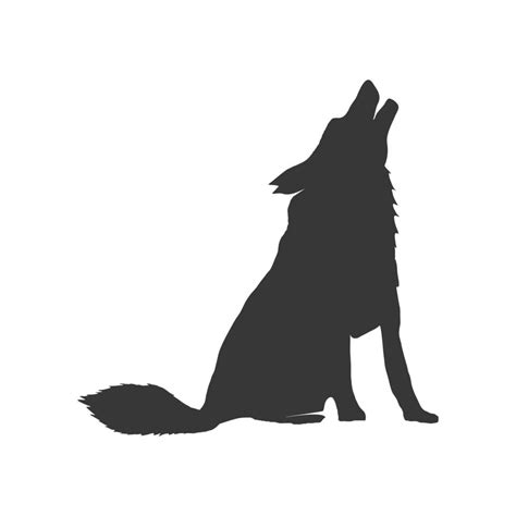 Howling Coyote Vector Art, Icons, and Graphics for Free Download