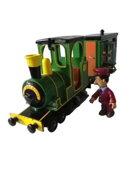 POSTMAN PAT GREENDALE Rocket & Carriage & Ajay Bains Push Along Train Engine £5.95 - PicClick UK