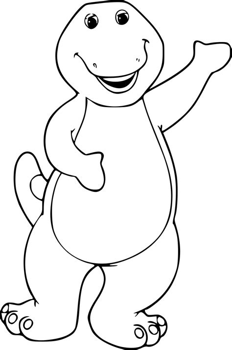 Barney coloring page - free printable coloring pages on coloori.com