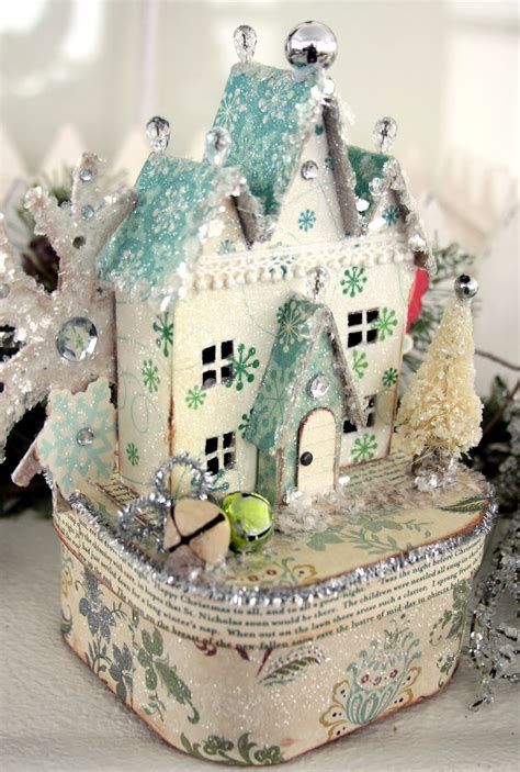 Ally Scraps: Vintage Christmas village.