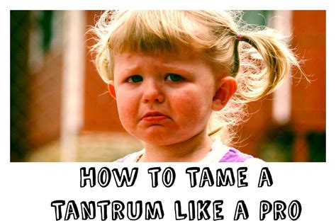 How to Tame a Tantrum like a Pro. Seven Strategies that Work | by A. J. Gabs | Modern Parent ...