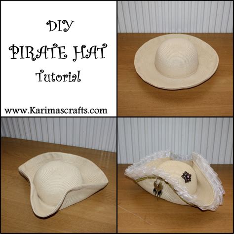 Karima's Crafts: DIY Pirate Hat Tutorial