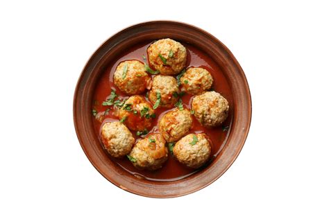 Bowl with meat balls soup isolated on a transparent background 21333441 PNG